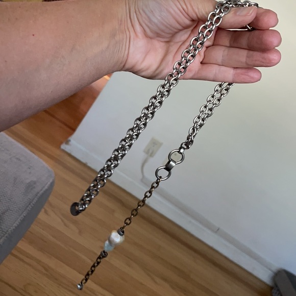 Jewelry - Chain necklace with fresh water pearl